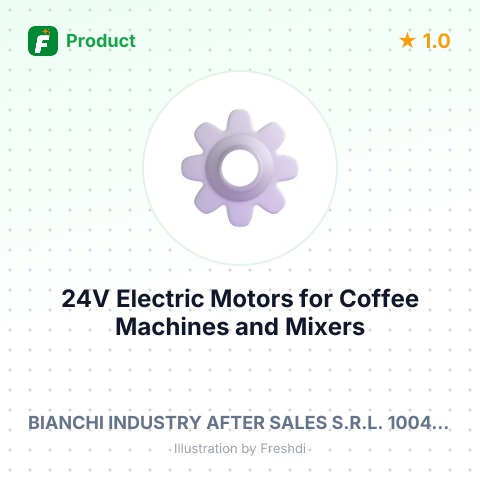 24V Electric Motors for Coffee Machines and Mixers – summary card, no photo uploaded yet