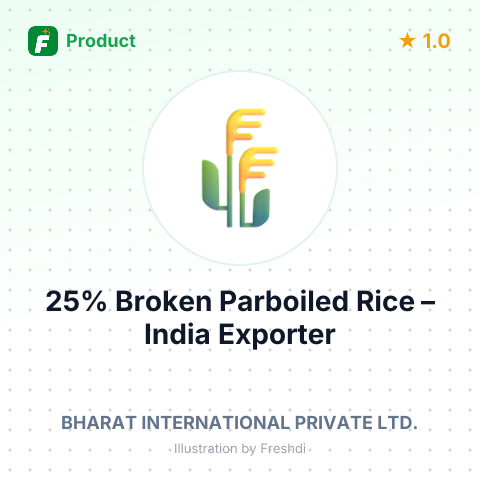 25% Broken Parboiled Rice – summary card, no photo uploaded yet