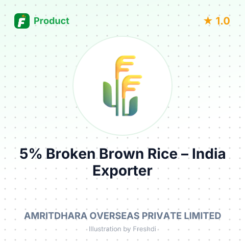 5% Broken Brown Rice – summary card, no photo uploaded yet