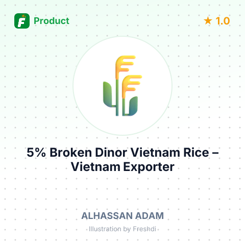 5% Broken Dinor Vietnam Rice – summary card, no photo uploaded yet