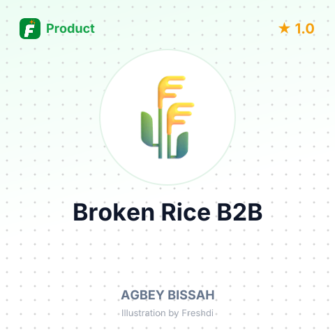 5% Broken Rice – summary card, no photo uploaded yet