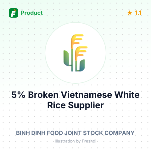 5% Broken Vietnamese White Rice – summary card, no photo uploaded yet