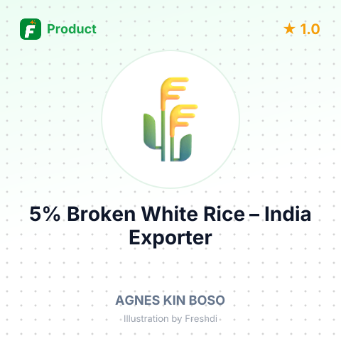 5% Broken White Rice – summary card, no photo uploaded yet