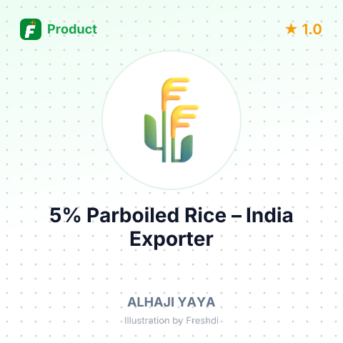 5% Parboiled Rice – summary card, no photo uploaded yet