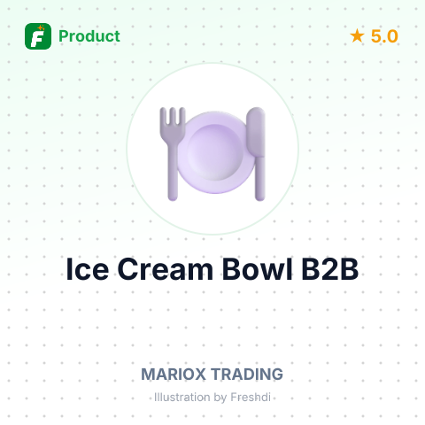8oz Ice Cream Bowl – summary card, no photo uploaded yet
