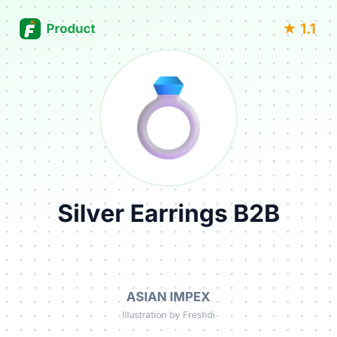 92.5% Silver Earrings with Semi Precious Stones and Fresh Water Pearl – summary card, no photo uploaded yet