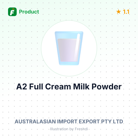 A2 Full Cream Milk Powder – summary card, no photo uploaded yet