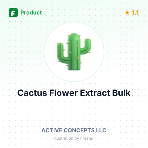 ABS Cactus Flower Extract – summary card, no photo uploaded yet