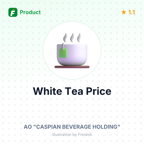 AI TEA White Tea with Rhubarb Flavor – summary card, no photo uploaded yet