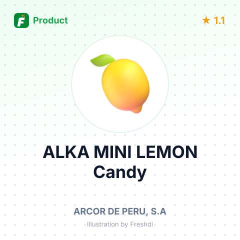 ALKA MINI LEMON Candy – summary card, no photo uploaded yet