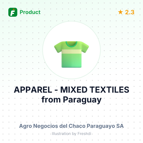APPAREL - MIXED TEXTILES – summary card, no photo uploaded yet