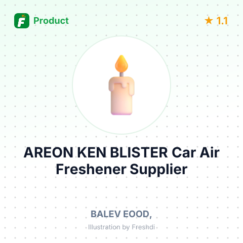 AREON KEN BLISTER Car Air Freshener – summary card, no photo uploaded yet