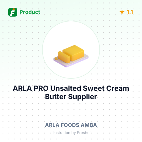 ARLA PRO Unsalted Sweet Cream Butter – summary card, no photo uploaded yet