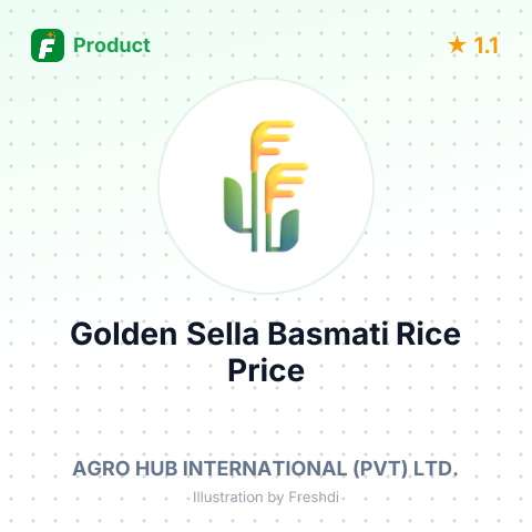 Aamara Golden Sella Basmati Rice (Parboiled) – summary card, no photo uploaded yet