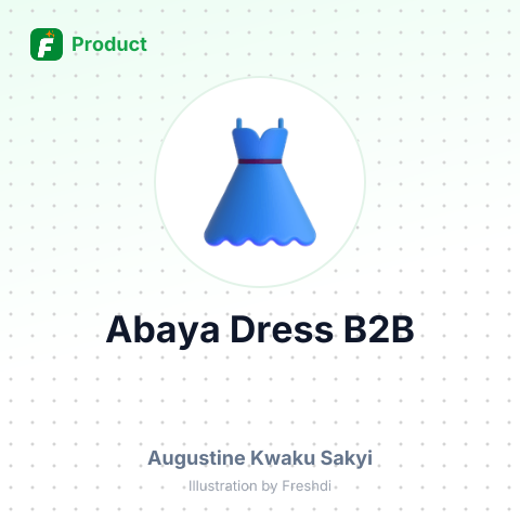 Abaya Dress – summary card, no photo uploaded yet