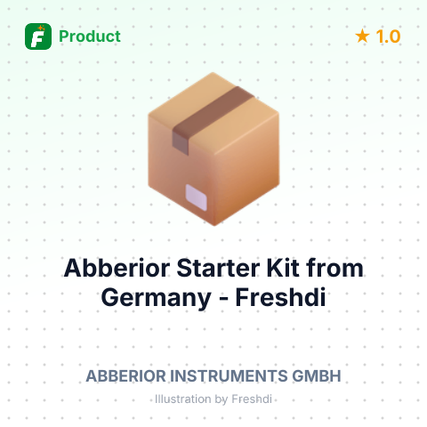Abberior Starter Kit – summary card, no photo uploaded yet
