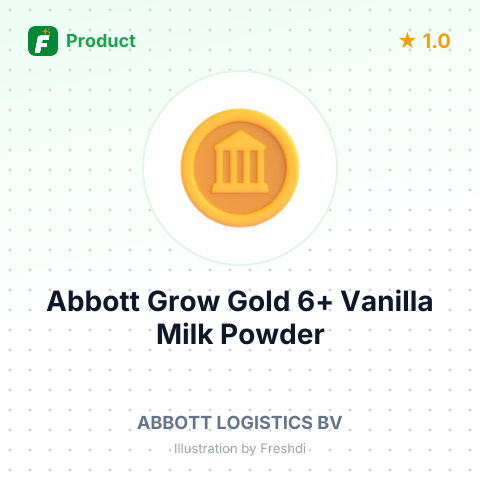 Abbott Grow Gold 6+ Vanilla Milk Powder – summary card, no photo uploaded yet