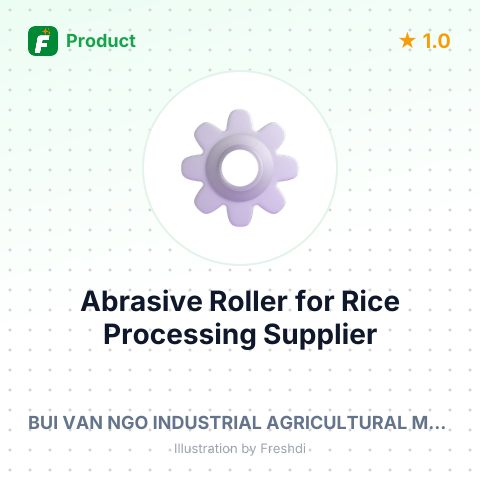 Abrasive Roller for Rice Processing – summary card, no photo uploaded yet