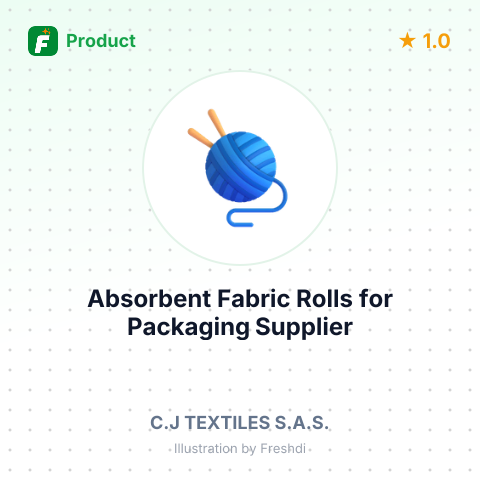 Absorbent Fabric Rolls for Packaging – summary card, no photo uploaded yet