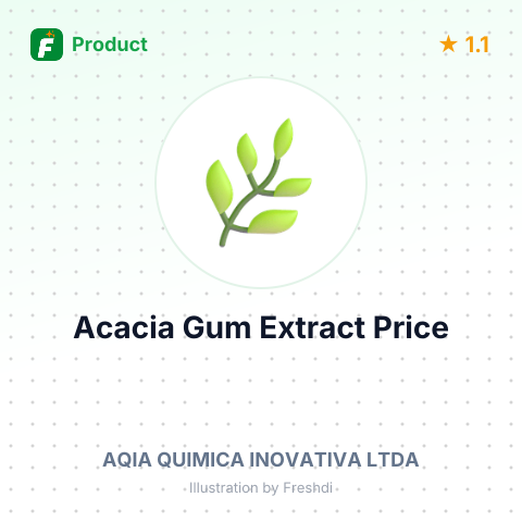 Acacia Senegal Gum Extract – summary card, no photo uploaded yet