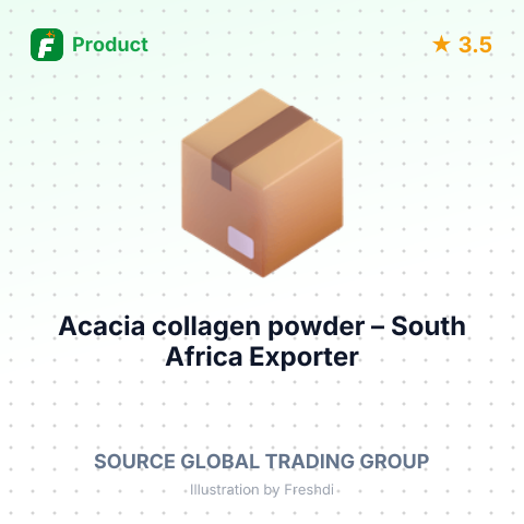 Acacia collagen powder – summary card, no photo uploaded yet