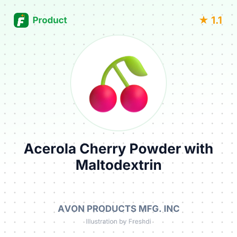 Acerola Cherry Powder with Maltodextrin – summary card, no photo uploaded yet