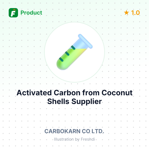 Activated Carbon from Coconut Shells – summary card, no photo uploaded yet