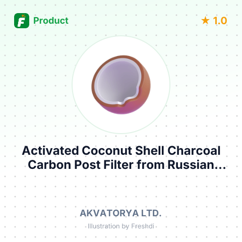 Activated Coconut Shell Charcoal Carbon Post Filter – summary card, no photo uploaded yet