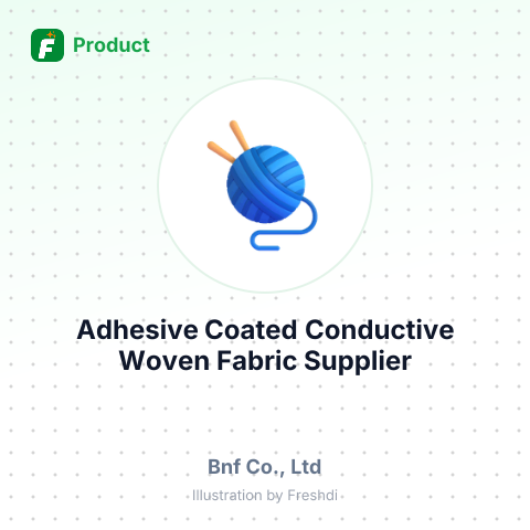 Adhesive Coated Conductive Woven Fabric (PET fiber) – summary card, no photo uploaded yet
