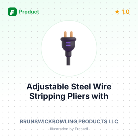 Adjustable Steel Wire Stripping Pliers with Plastic Handle – summary card, no photo uploaded yet