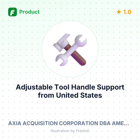Adjustable Tool Handle Support – summary card, no photo uploaded yet