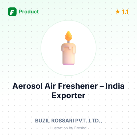 Aerosol Air Freshener – summary card, no photo uploaded yet