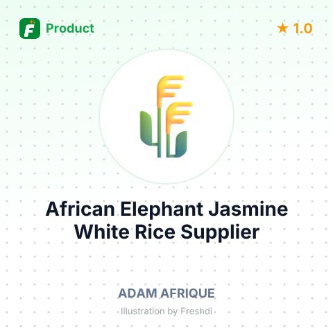 African Elephant Jasmine White Rice – summary card, no photo uploaded yet