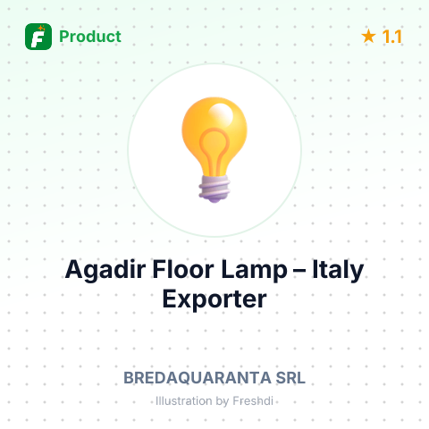 Agadir Floor Lamp – summary card, no photo uploaded yet
