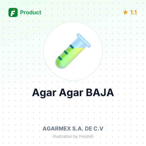 Agar Agar BAJA – summary card, no photo uploaded yet