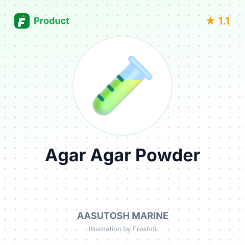 Agar Agar Powder – summary card, no photo uploaded yet