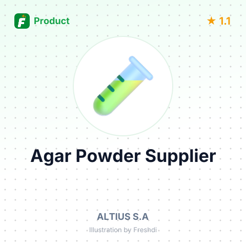 Agar Powder – product summary card, no photo uploaded yet