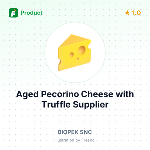 Aged Pecorino Cheese with Truffle – summary card, no photo uploaded yet