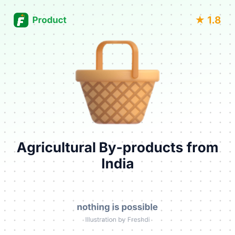 Agricultural By-products – summary card, no photo uploaded yet