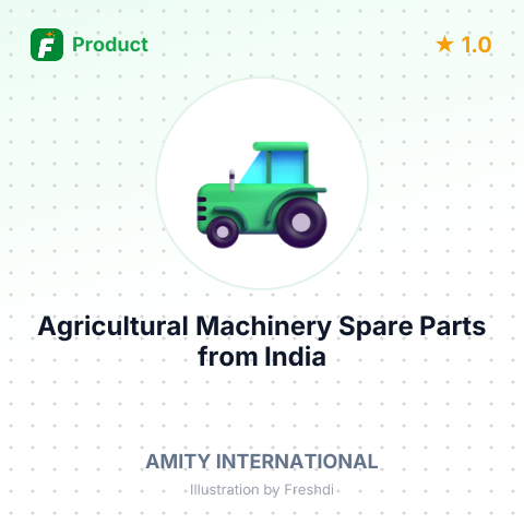 Agricultural Machinery Spare Parts – summary card, no photo uploaded yet