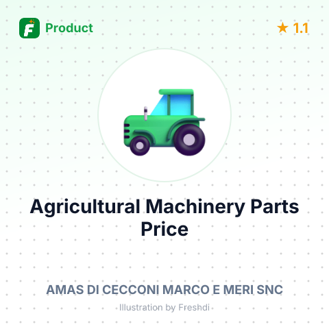 Agricultural Machinery Spare Parts – summary card, no photo uploaded yet