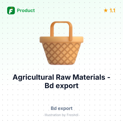 Agricultural Raw Materials – summary card, no photo uploaded yet