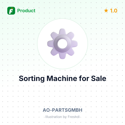 Agricultural Sorting Machine for Sesame Seed – summary card, no photo uploaded yet