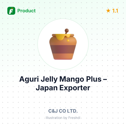 Aguri Jelly Mango Plus – summary card, no photo uploaded yet