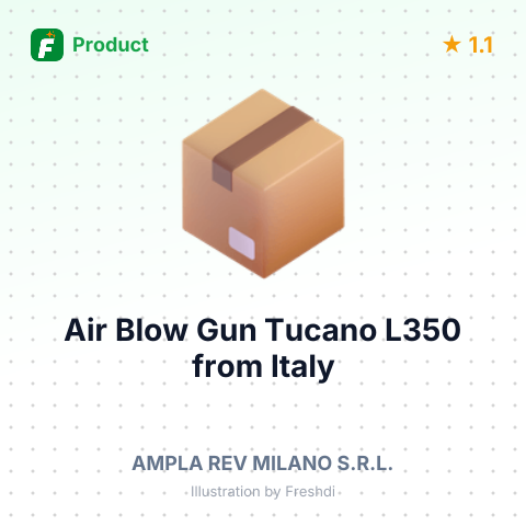 Air Blow Gun Tucano L350 – summary card, no photo uploaded yet