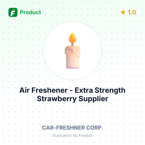Air Freshener - Extra Strength Strawberry – summary card, no photo uploaded yet
