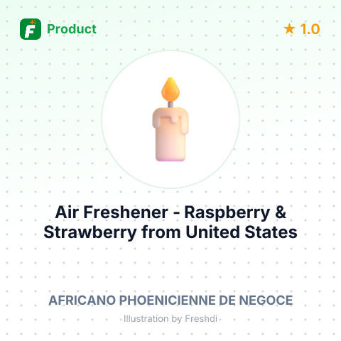 Air Freshener - Raspberry & Strawberry – summary card, no photo uploaded yet