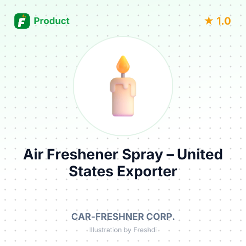 Air Freshener Spray – summary card, no photo uploaded yet