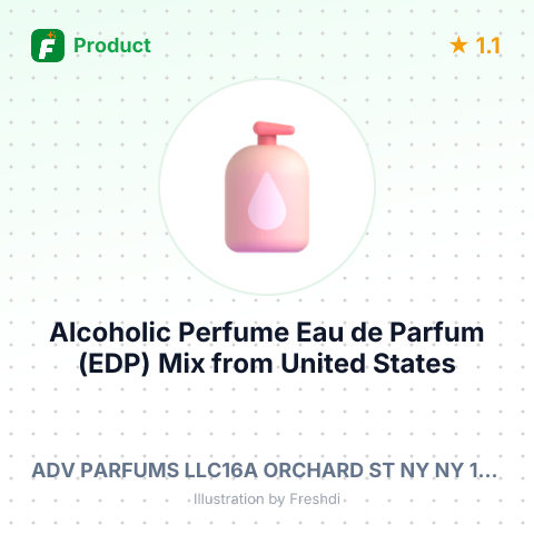 Alcoholic Perfume Eau de Parfum (EDP) Mix – summary card, no photo uploaded yet
