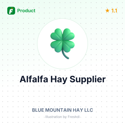 Alfalfa Hay – summary card, no photo uploaded yet